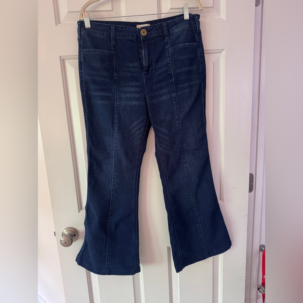 Altar'd State Dark Indigo Flare Jeans